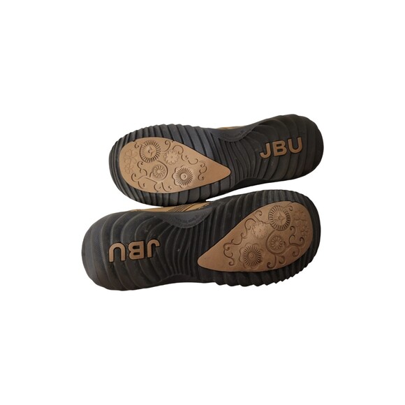JBU Hiking Outdoor Shoe Women 8.5 Tan Black Adjustable Casual - Picture 5 of 5